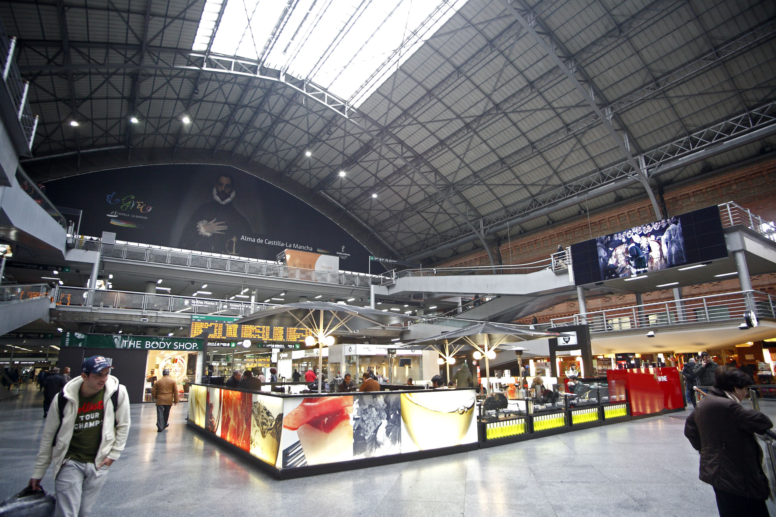 Promocion del Ano de El Greco en la Estacion Atocha 1 Gobierno de Castilla La Mancha