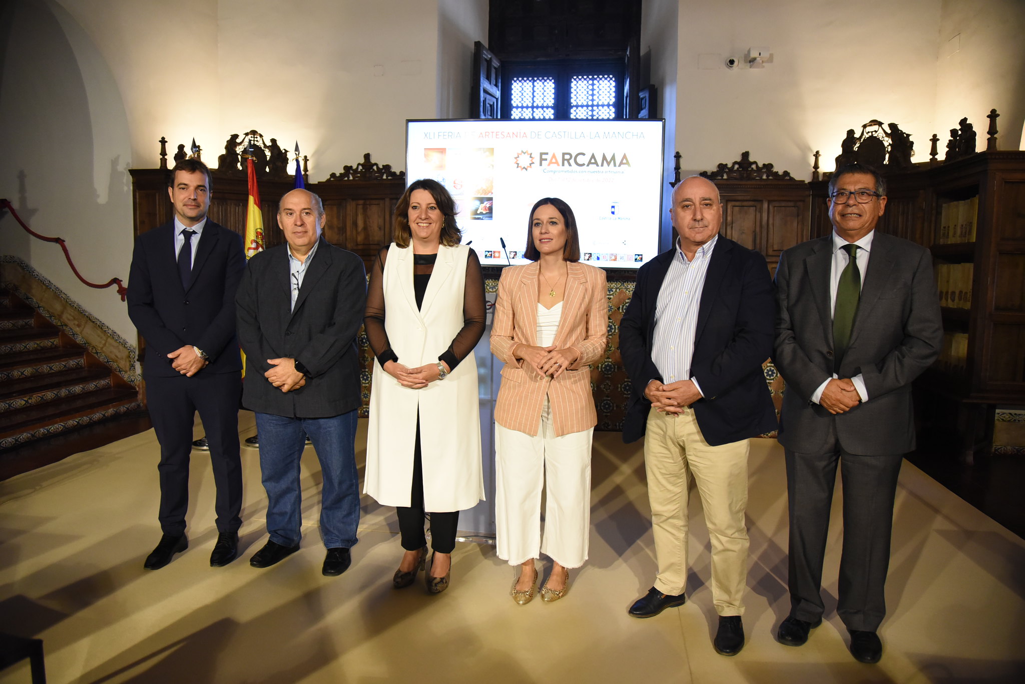 La consejera de Economía, Empresas y Empleo, Patricia Franco, presenta la XLI edición de la Feria de Artesanía de Castilla-La Mancha, FARCAMA.