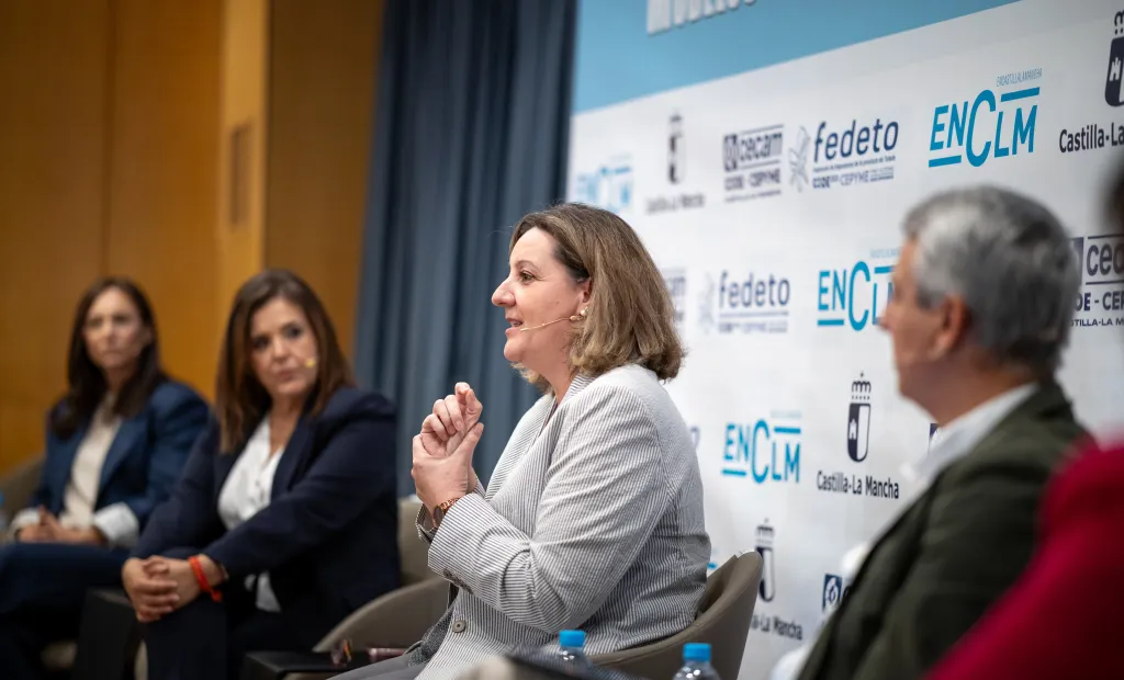 Patricia Franco en la V Jornada ‘Castilla-La Mancha, Tierra de Oportunidades’