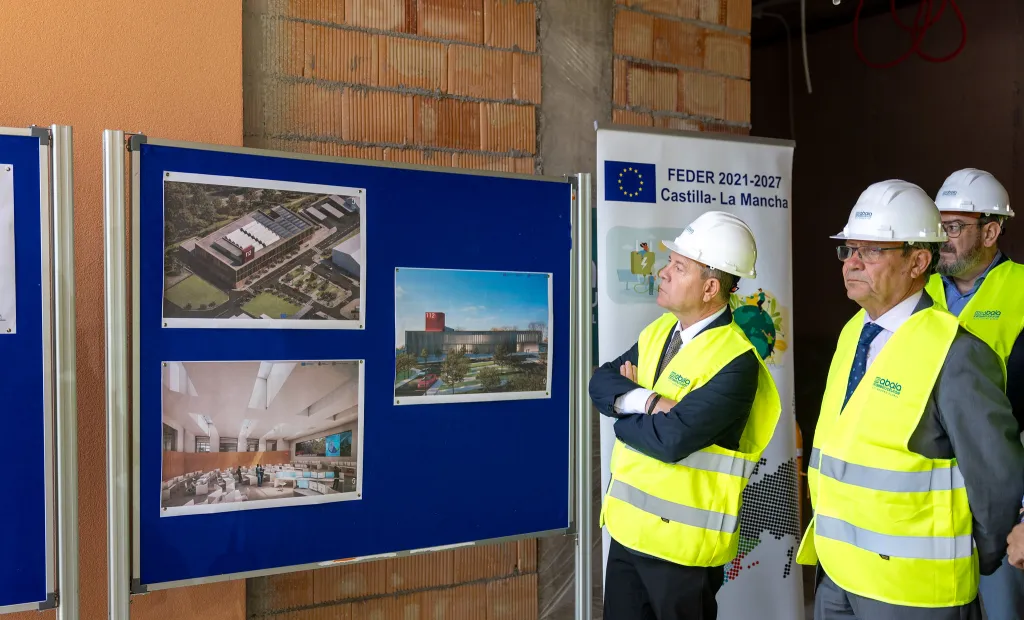 Visita a las obras del nuevo edificio del 1-1-2- de Castilla-La Mancha