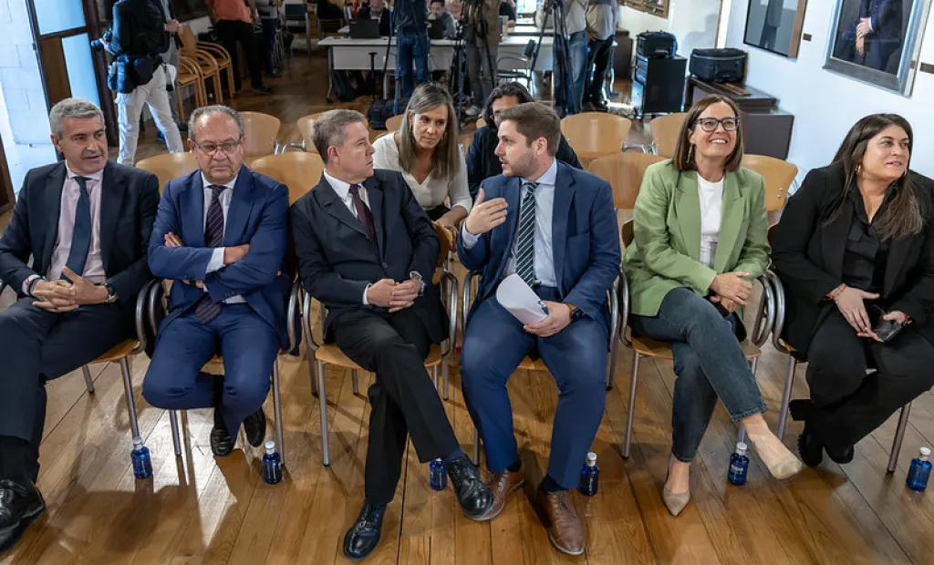 El jefe del Ejecutivo regional, Emiliano García-Page, presenta en Toledo, la Agenda de Acción por la Vivienda 2026-2030.