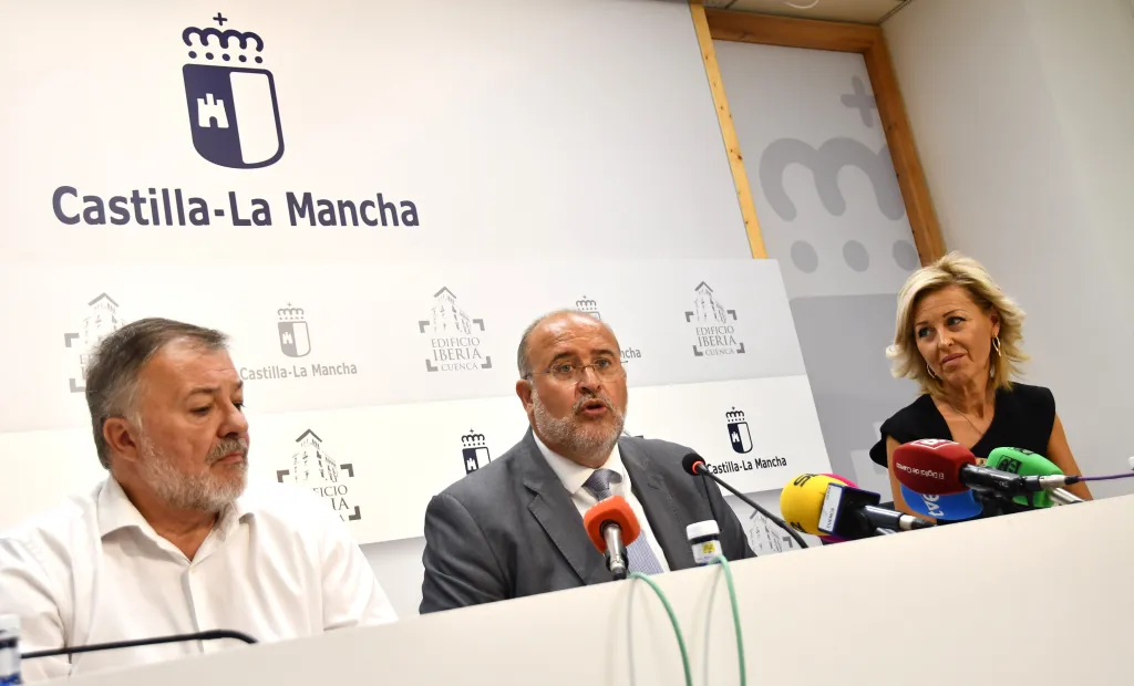 Rueda de prensa del vicepresidente primero junto al alcalde de Cuenca