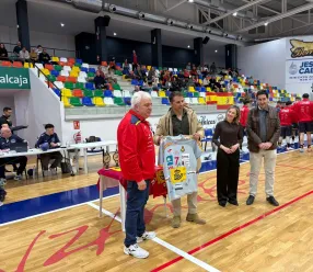 El director general ha asistido al partido de balonmano entre las selecciones de España-Croacia