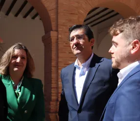 José Manuel Caballero en la presentación del proyecto de rehabilitación del Convento de Santo Domingo de Villanueva de los Infantes