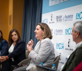 Patricia Franco en la V Jornada ‘Castilla-La Mancha, Tierra de Oportunidades’