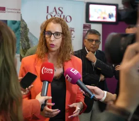 Sara Simón en el estreno documental Las ocho de Hushe
