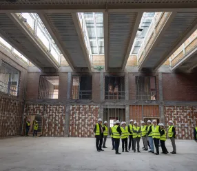 Visita a las obras del nuevo edificio del 1-1-2- de Castilla-La Mancha