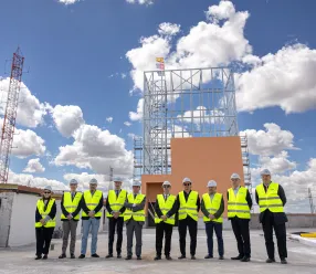 Visita a las obras del nuevo edificio del 1-1-2- de Castilla-La Mancha