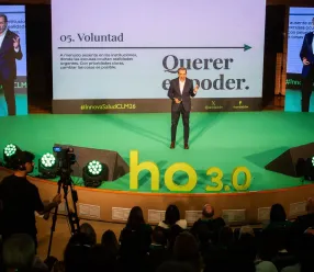 El consejero de Sanidad, Jesús Fernández Sanz, en las VI Jornadas de Innovación en Salud