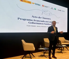 Jesús Fernández Sanz en la clausura programa de liderazgo de ESADE