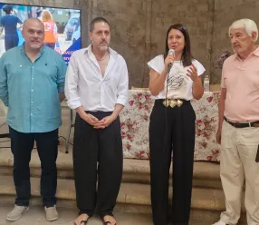 Bárbara García Torijano en el Comité Autonómico de Cruz Roja Castilla-La Mancha en Brihuega