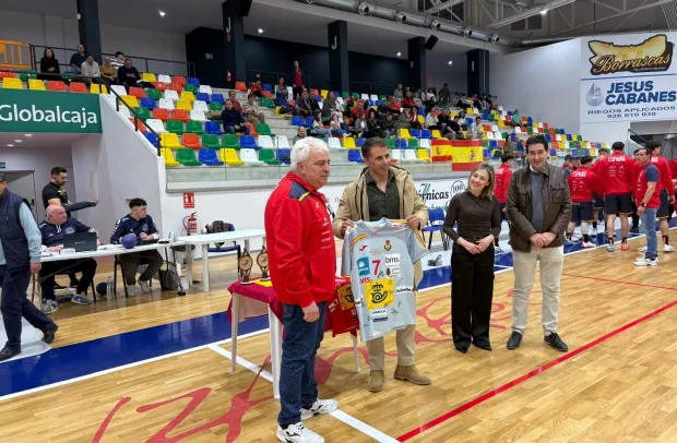 El director general ha asistido al partido de balonmano entre las selecciones de España-Croacia