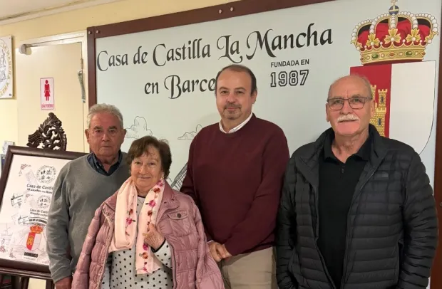 Javier Vicario en la Casa de Castilla-La Mancha en Barcelona