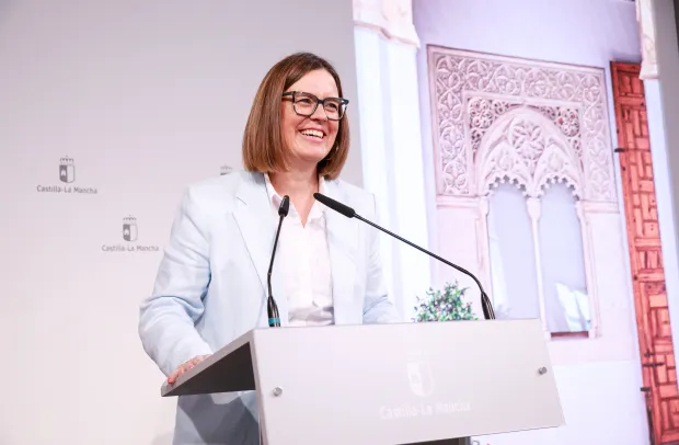 	La consejera Portavoz, Esther Padilla