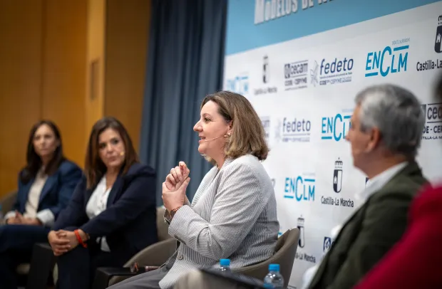 Patricia Franco en la V Jornada ‘Castilla-La Mancha, Tierra de Oportunidades’