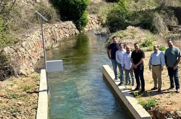 Visita del delegado a los regadíos de El Jardín