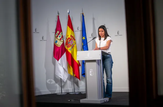 La consejera de Bienestar Social, Bárbara García Torijano, ha informado de los acuerdos alcanzados en Consejo de Gobierno