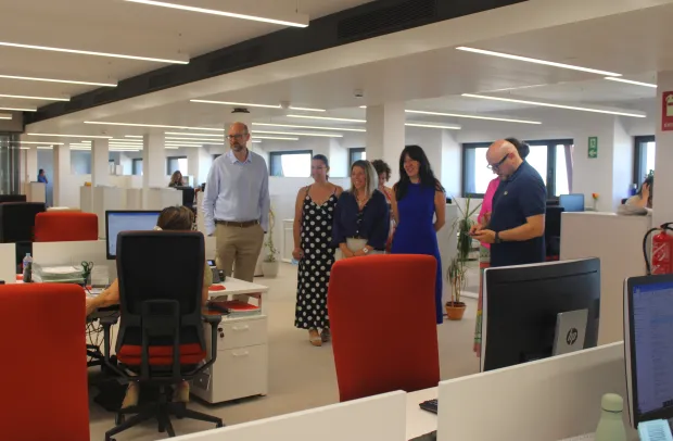 Blanca Fernández visita el traslado a la Ciudad Administrativa
