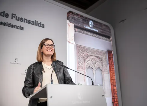 La consejera Portavoz, Esther Padilla