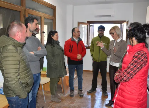 Visita nueva base retén Las Majadas (Cuenca)