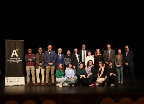 Amador Pastor en la presentación de la II Edición de las Residencias Artísticas del Festival de Almagro