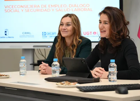 	La jornada ha sido inaugurada por la viceconsejera de Empleo, Diálogo Social y Seguridad y Salud Laboral, Nuria Chust,