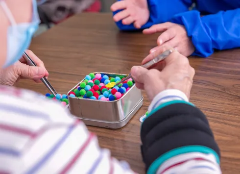 Imagen de un centro para personas con Alzheimer