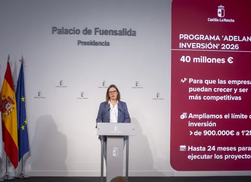 El Gobierno de Castilla-La Mancha ha autorizado la convocatoria del programa ‘Adelante Inversión’ 2026, dotada con 40 millones de euros, para fomentar la competitividad de las pequeñas y medianas empresas de la región.