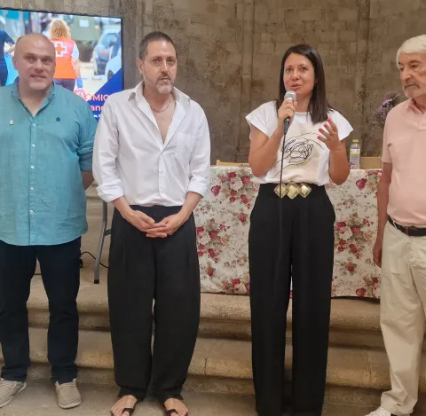 Bárbara García Torijano en el Comité Autonómico de Cruz Roja Castilla-La Mancha en Brihuega