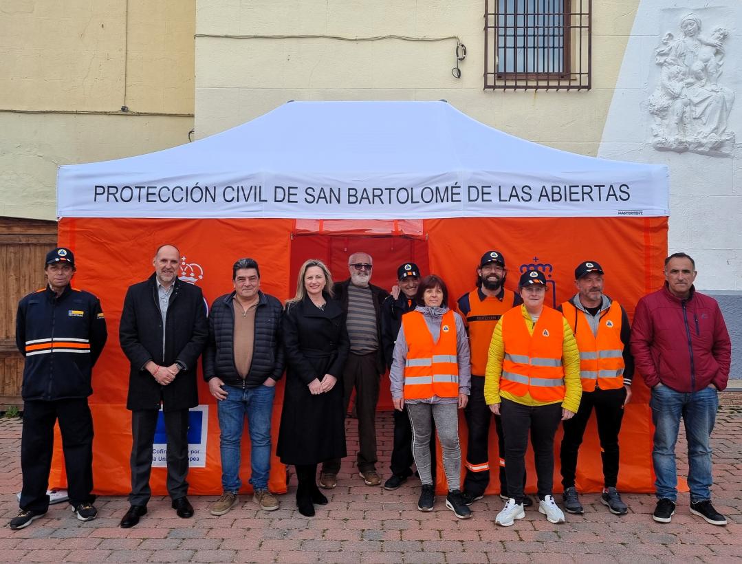 Imagen del artículo El Gobierno regional resalta el ejemplo de solidaridad y servicio público de la Agrupación de Protección Civil de San Bartolomé de las Abiertas