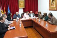 Visita de Ruiz Santos a la localidad de Fuensanta