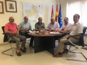 Reunión Junta y Asociación de Empresarios de la Construcción de Albacete (APECA)