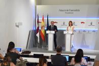 El consejero Ruiz Molina durante la rueda de prensa del Consejo de Gobierno