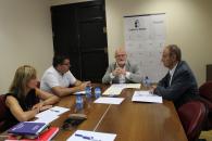 Reunión de la Delegación de la Junta en Albacete con CCOO y UGT