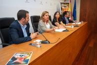 La consejera de Educación, Cultura y Deportes, Rosa Ana Rodríguez, presenta los actos que se celebrarán durante la Semana Europea del Deporte