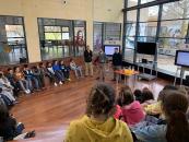 El consejero de Desarrollo Sostenible, José Luis Escudero, visita el Taller de Agrocompostaje de Marchamalo.  