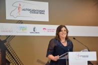 La consejera de Economía, Empresas y Empleo, Patricia Franco, presenta el proyecto de instalación de áreas de autocaravanas en Ciudad Real