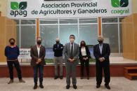 El consejero de Agricultura, Agua y Desarrollo Rural, Francisco Martínez Arroyo, interviene en la clausura de la Asamblea Extraordinaria de la Asociación Provincial de Agricultores y Ganaderos (APAG) 