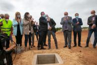Coloca la primera piedra del nuevo Centro de Salud de Campillo de Altobuey (Cuenca)