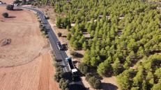 El Gobierno regional concluirá en octubre el segundo tramo de remodelación de la CM-3119 entre Villarrobledo y Munera