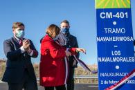 Inauguración de la rehabilitación de la carretera CM-401