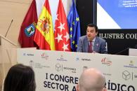 El consejero de Agricultura, Agua y Desarrollo Rural, Francisco Martínez Arroyo, participa en el I Congreso Jurídico del Sector Agroalimentario organizado por el Colegio de Abogados de Madrid.