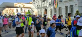 Tomelloso reúne a más de 300 senderistas en la ruta de los ‘7000 pasosX’ desde Plaza de España a Pinilla 