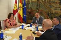 El vicepresidente de Castilla-La Mancha, José Luis Martínez Guijarro, preside, el pleno del Consejo de Diálogo Social