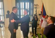 El presidente de Castilla-La Mancha es recibido por el Gobernador de Puerto Rico