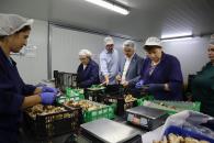 El consejero de Agricultura, Agua y Desarrollo Rural, Francisco Martínez Arroyo, visita las instalaciones de la empresa ‘Setas Meli’ .