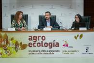 El consejero de Desarrollo Sostenible, José Luis Escudero, inaugura la jornada ‘Agroecología. Encuentro entre Agricultura y Desarrollo Sostenible’, de la Red Terrae