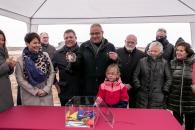 Primera piedra de la nueva Residencia de Mayores de Munera (Albacete)