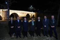 Inauguración de la iluminación artística del Puente Árabe en Guadalajara