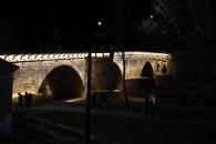 Inauguración de la iluminación artística del Puente Árabe en Guadalajara